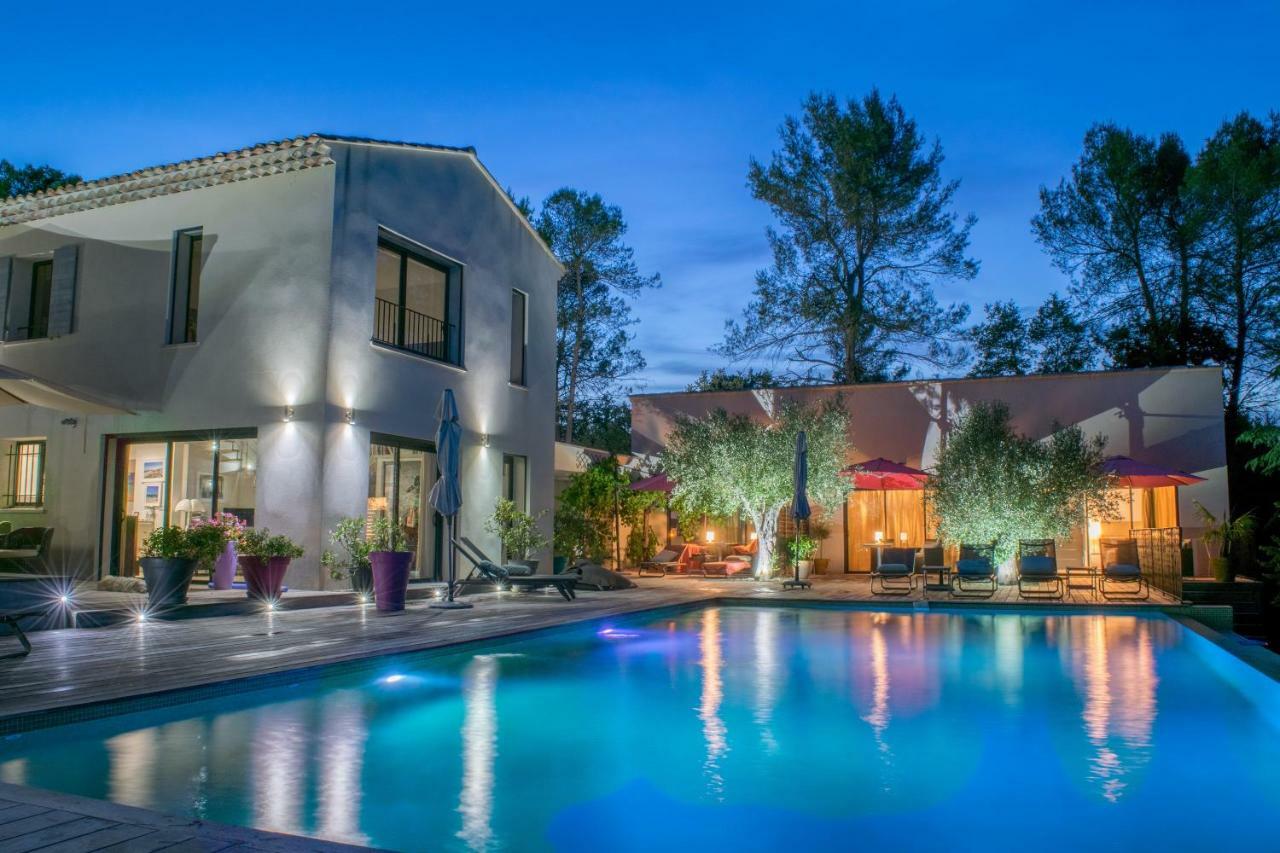 Sous Les Oliviers - Piscine Chauffee - Studios De Standing Tout-Equipes Saint-Maximin Exterior foto
